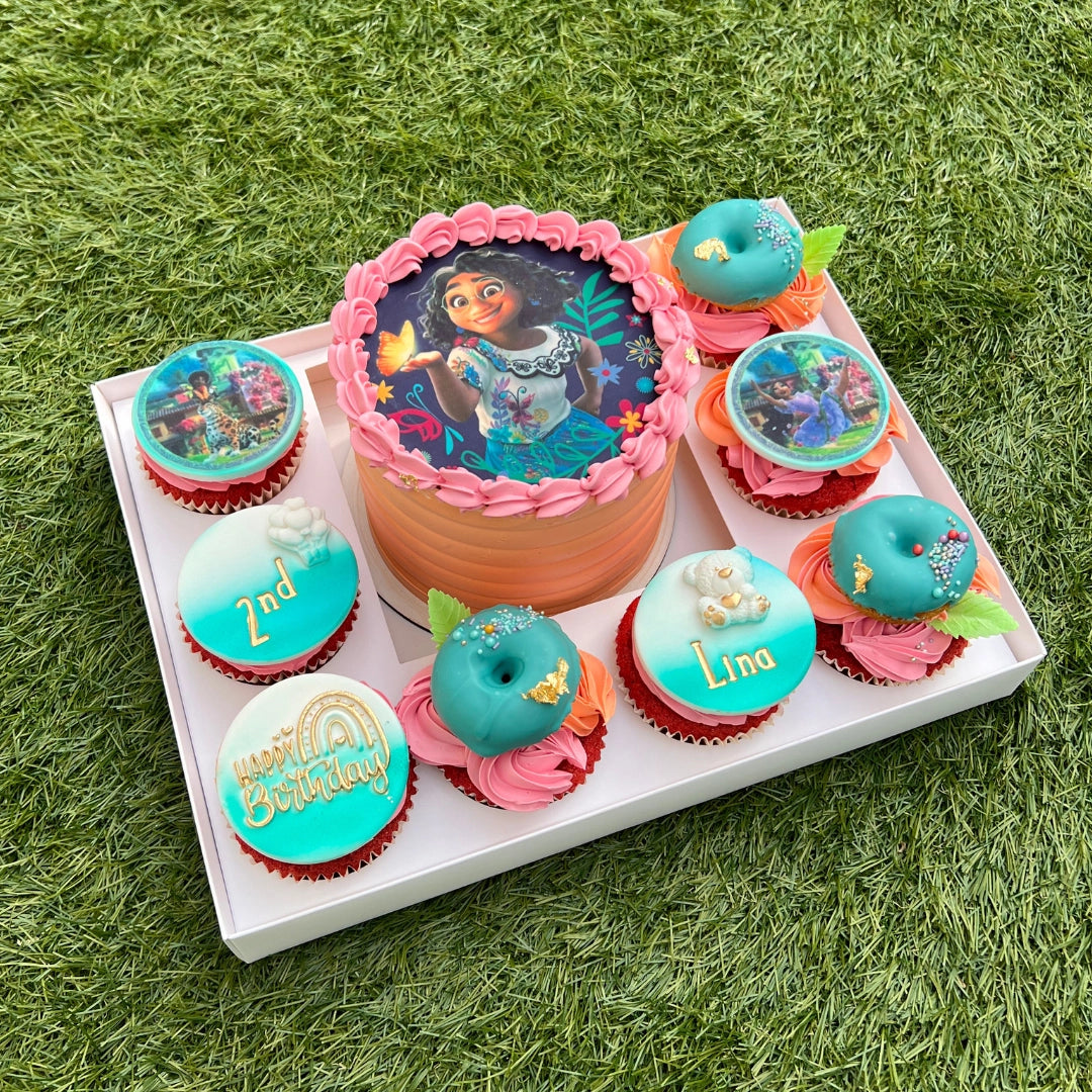BENTO CAKE & 8 CUPCAKES (PACKS of 10)