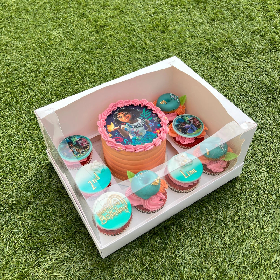 BENTO CAKE & 8 CUPCAKES (PACKS of 10)