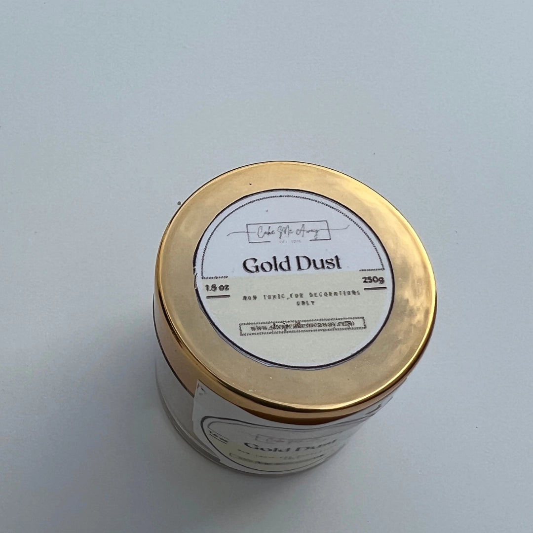 Premium Artisan Gold Dust: High-Brilliance Metallic Pigment for Luxury Cake Artistry (Non-Toxic)