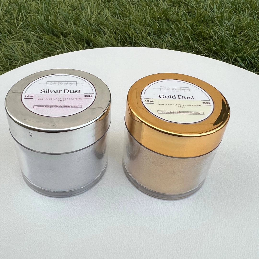 Professional Non-Toxic Metallic Gold Dust - High-Reflectivity Decorative Pigment for Cake Decorating