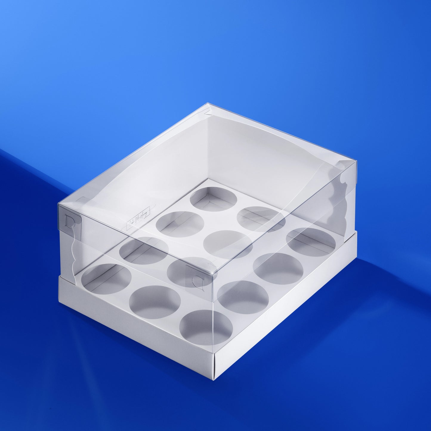 CUPCAKE BOXES WITH CLEAR TOP AND SIDES (PACKS OF 10)